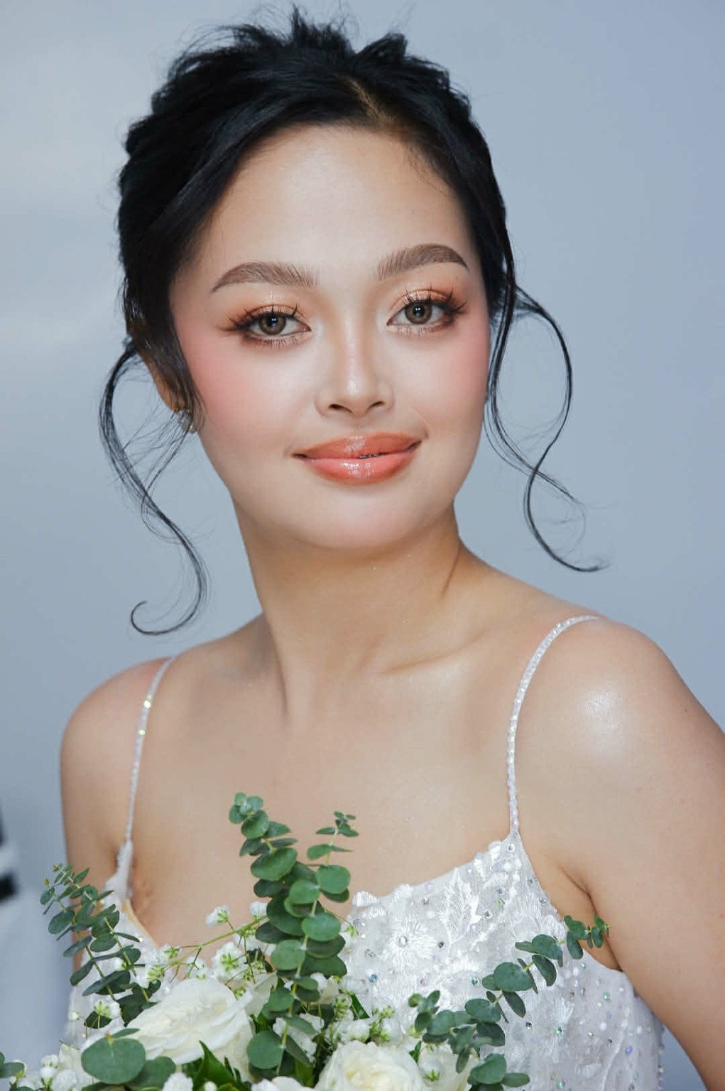 Featured bridal makeup close-up by Faces by Gabbie Marquez
